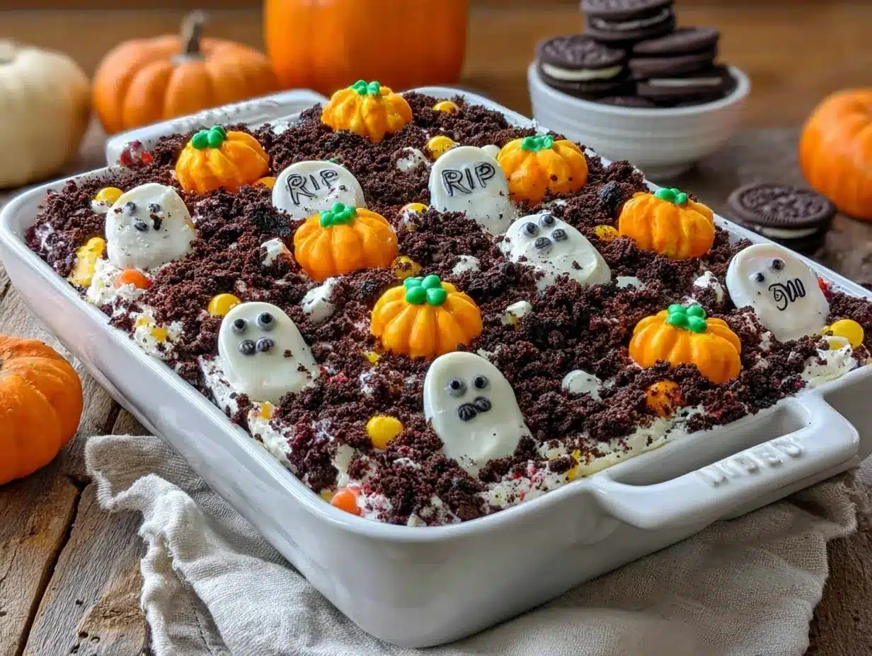 Oreo Dirt Dessert preparation steps