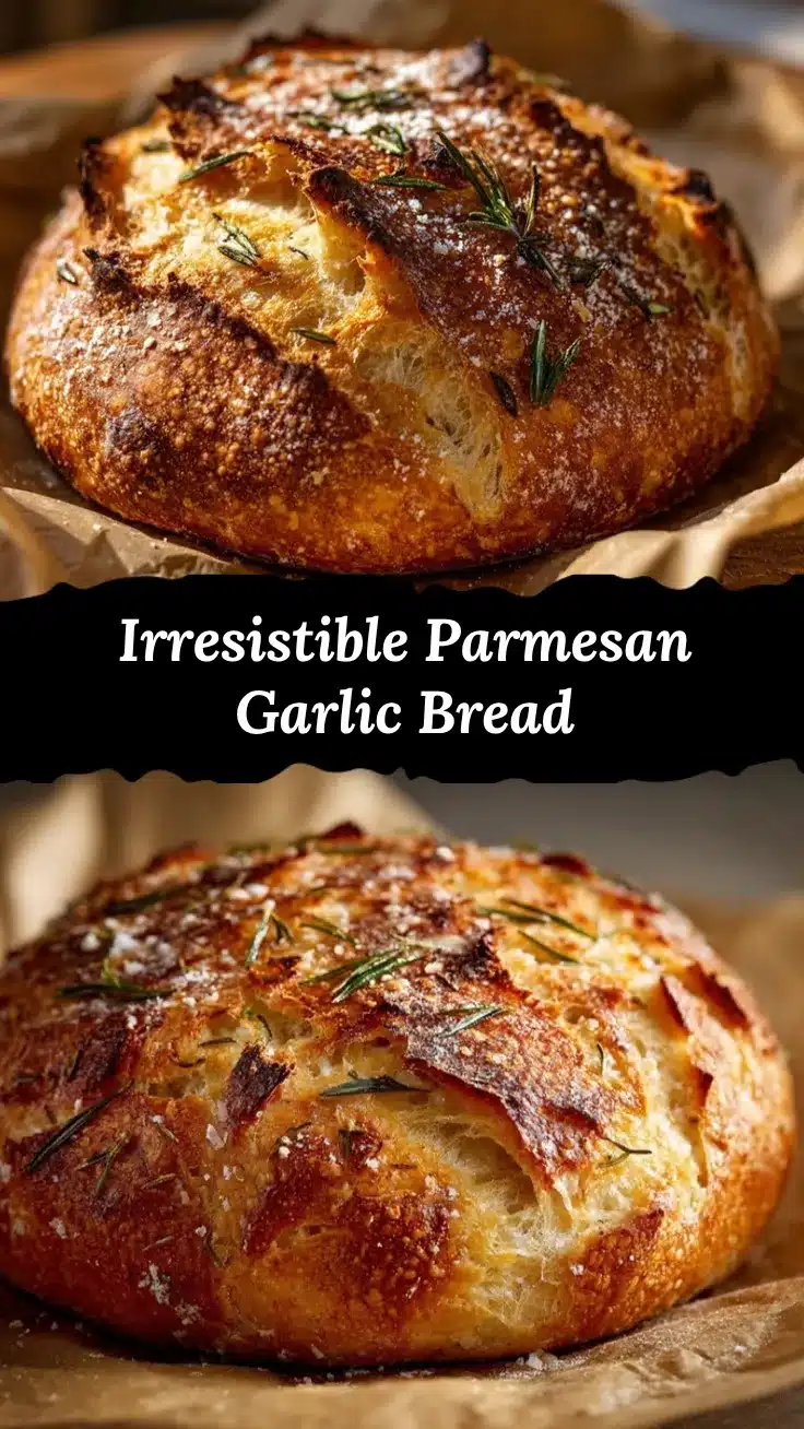 Parmesan Garlic Artisan Bread recipe