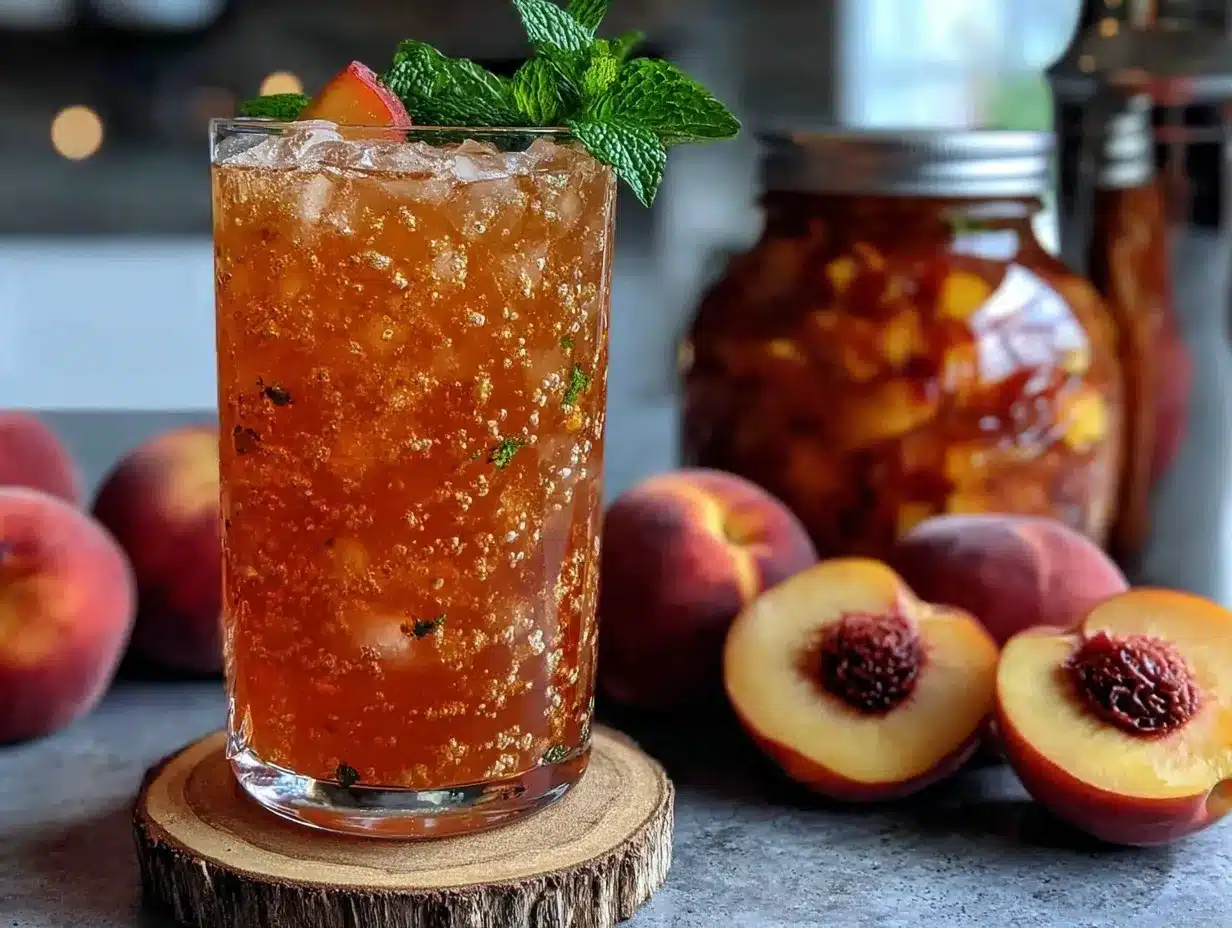 peach lemonade preparation steps