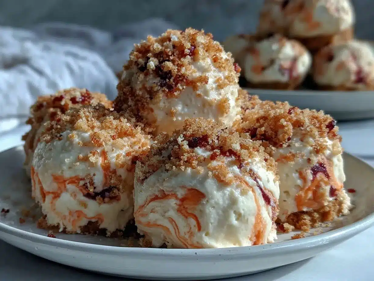 Pumpkin Cheesecake Balls preparation steps