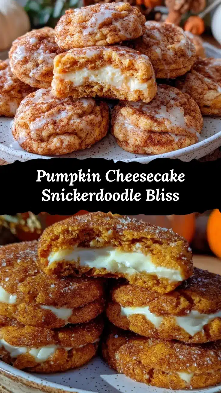 pumpkin cheesecake snickerdoodles recipe
