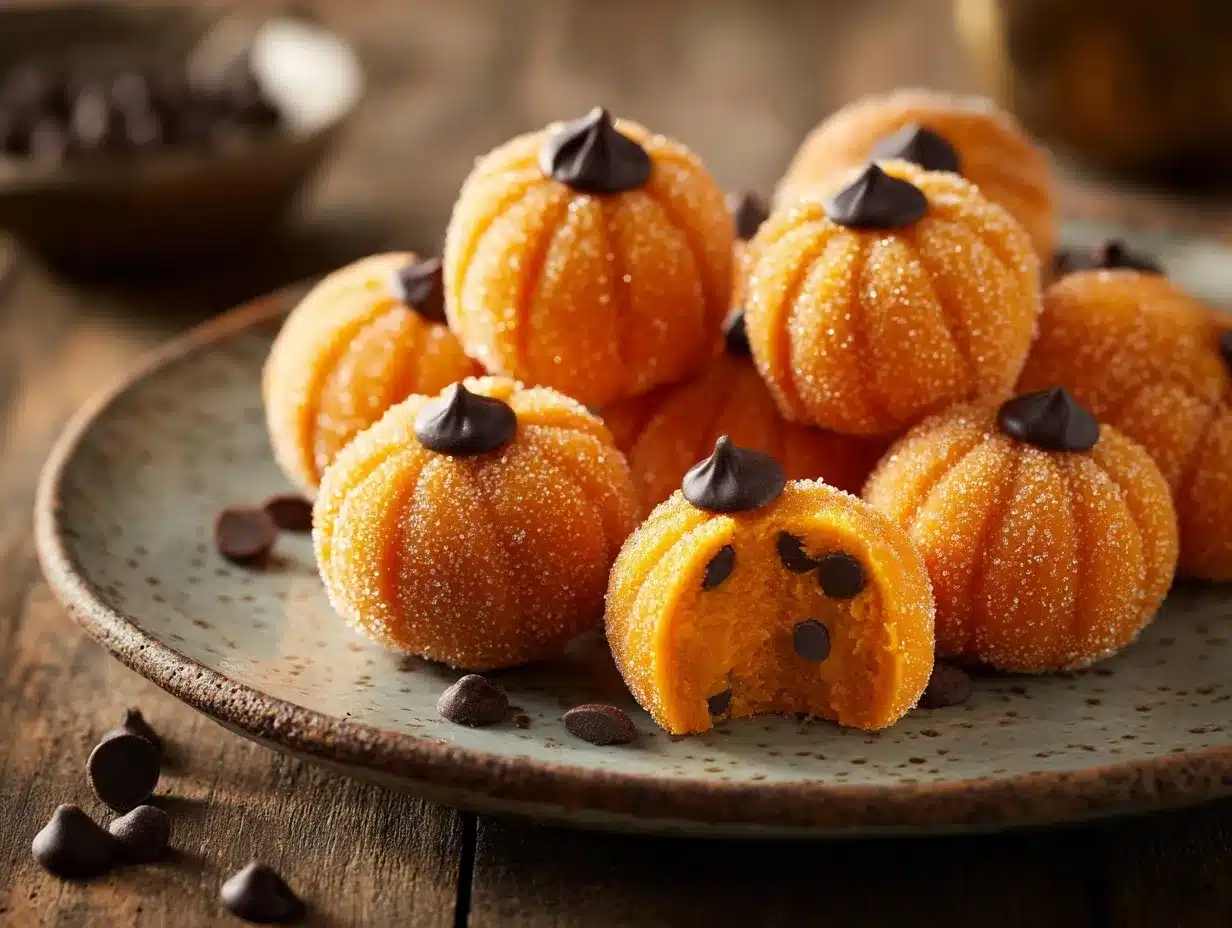 Pumpkin Cheesecake Truffles preparation steps