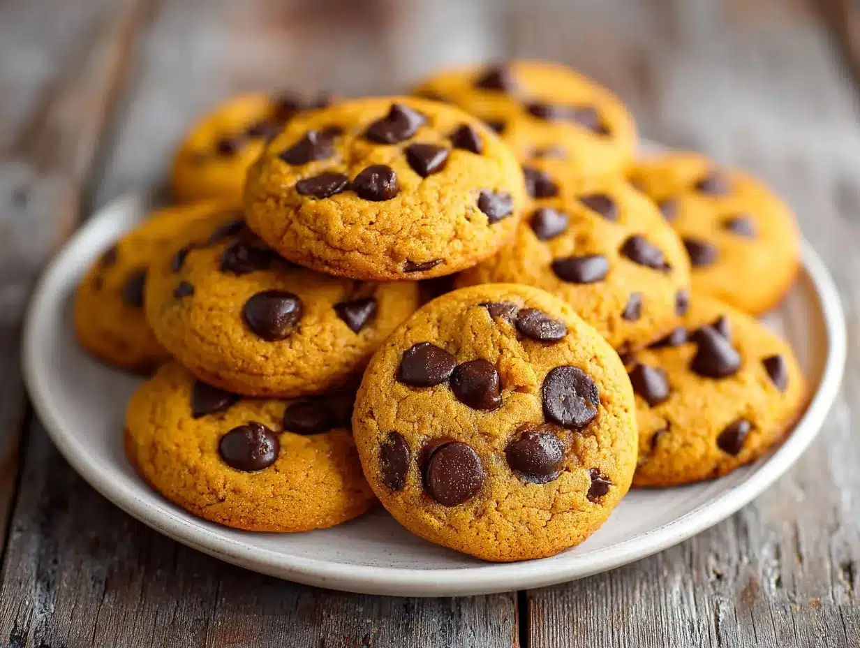 pumpkin chocolate chip cookies preparation steps