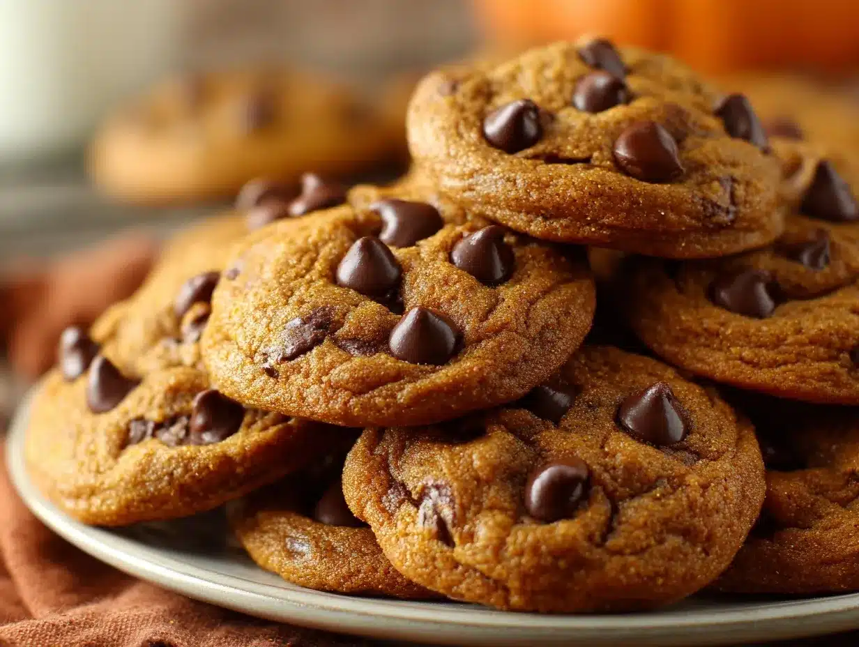 Pumpkin Chocolate Chip Cookies preparation steps