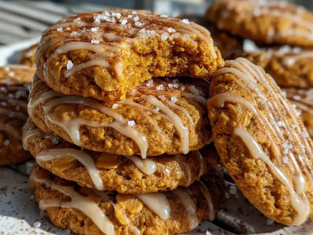 pumpkin oatmeal cookies - featured image