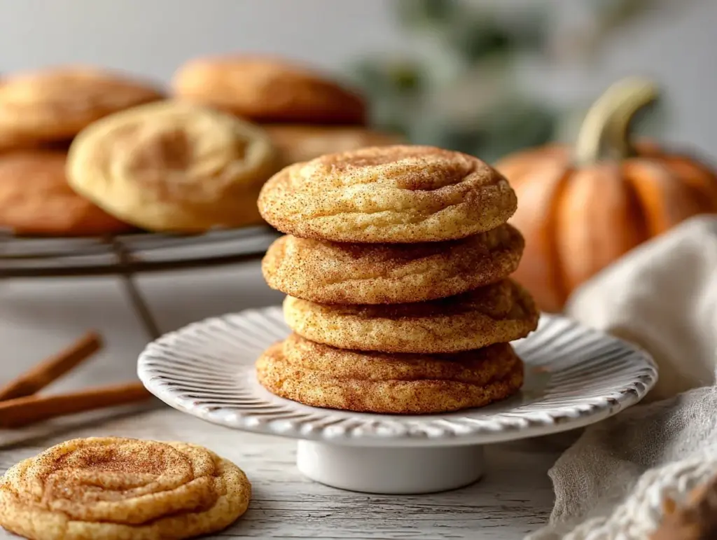 Pumpkin Snickerdoodle Cookies - featured image