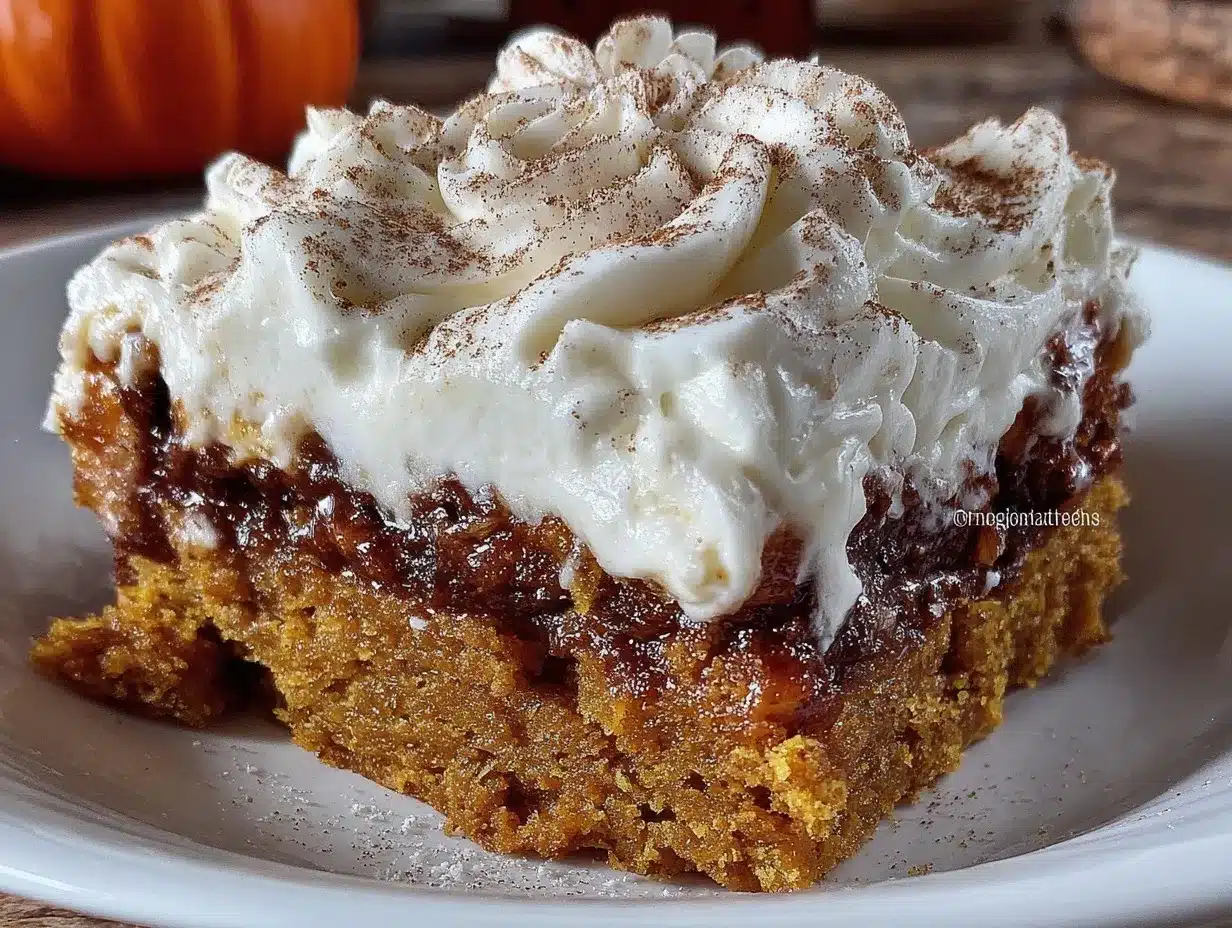 Pumpkin Spice Gooey Cake preparation steps