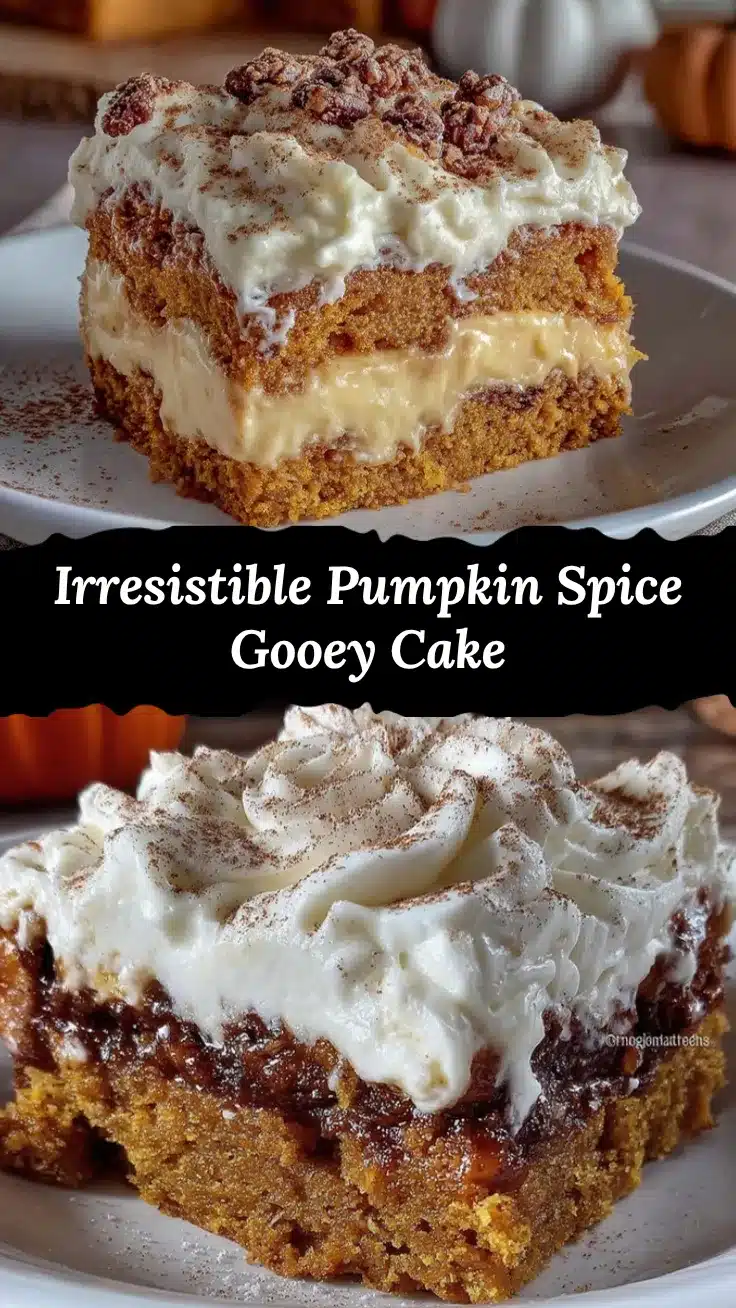 Pumpkin Spice Gooey Cake recipe