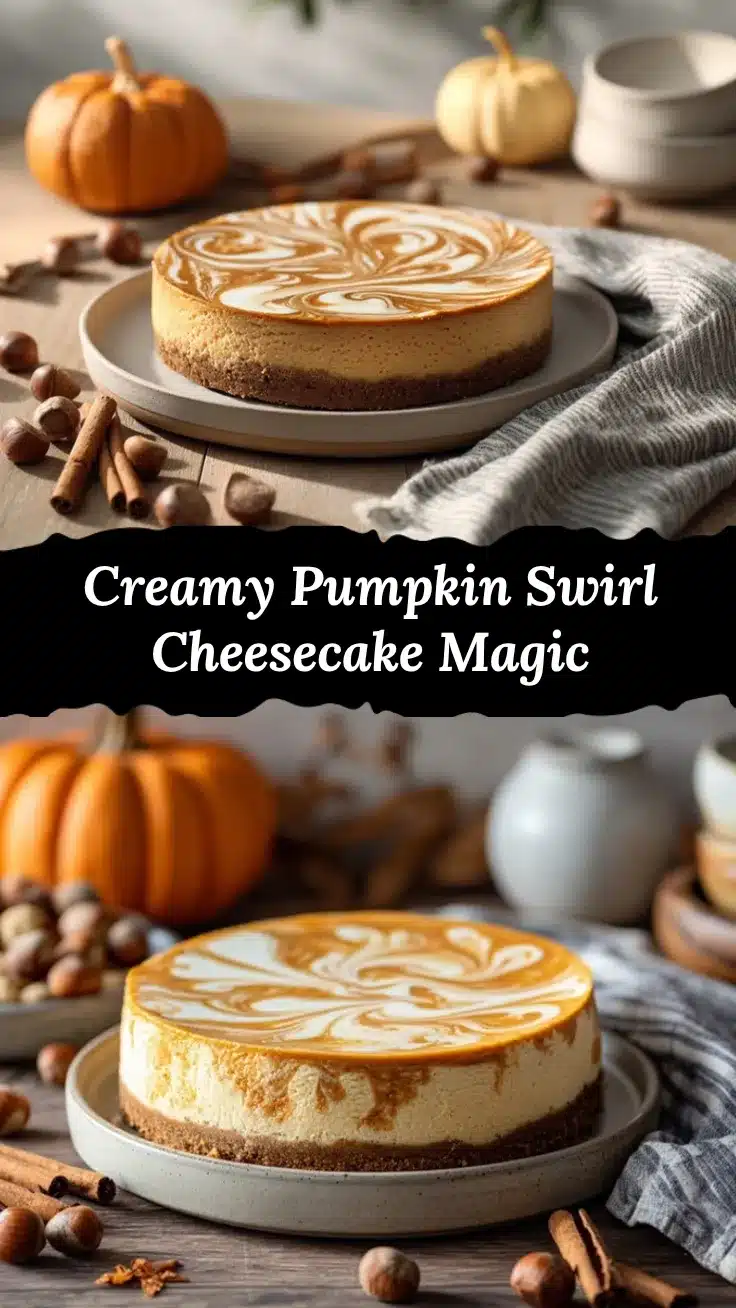 Pumpkin Swirl Cheesecake recipe