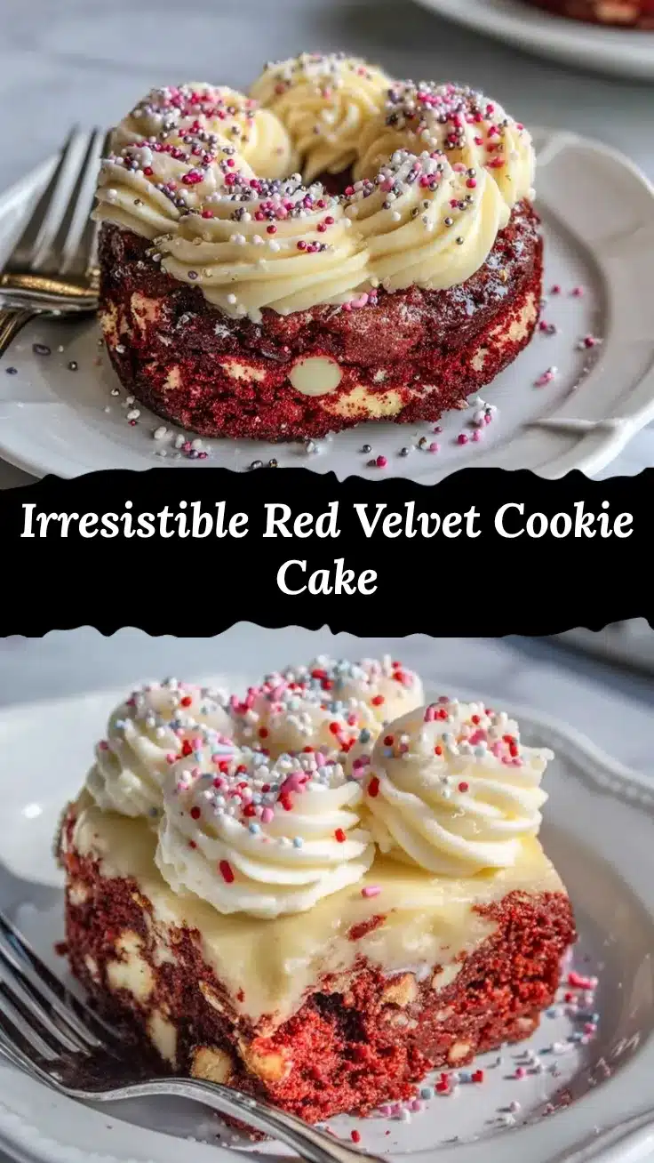 red velvet cookie cake recipe
