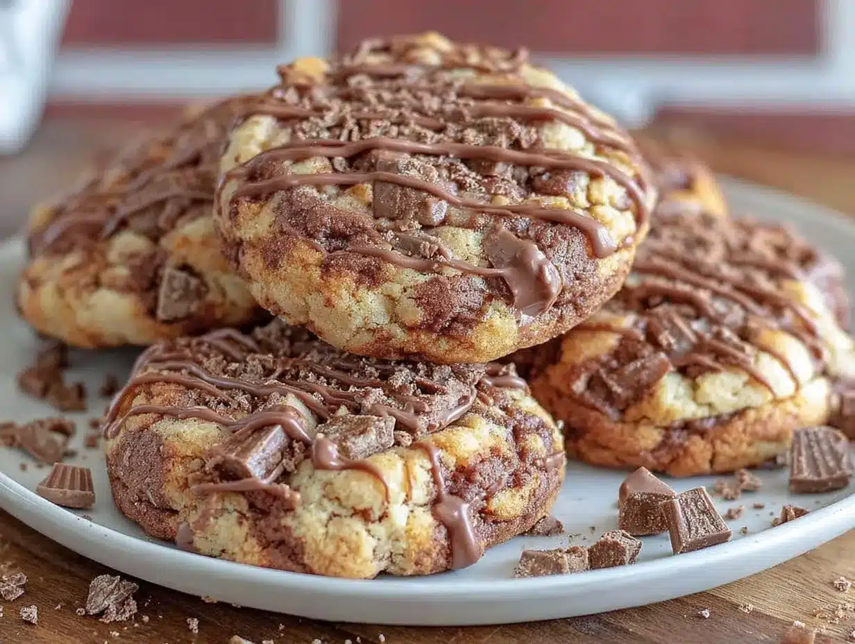Reeses cheesecake cookies preparation steps