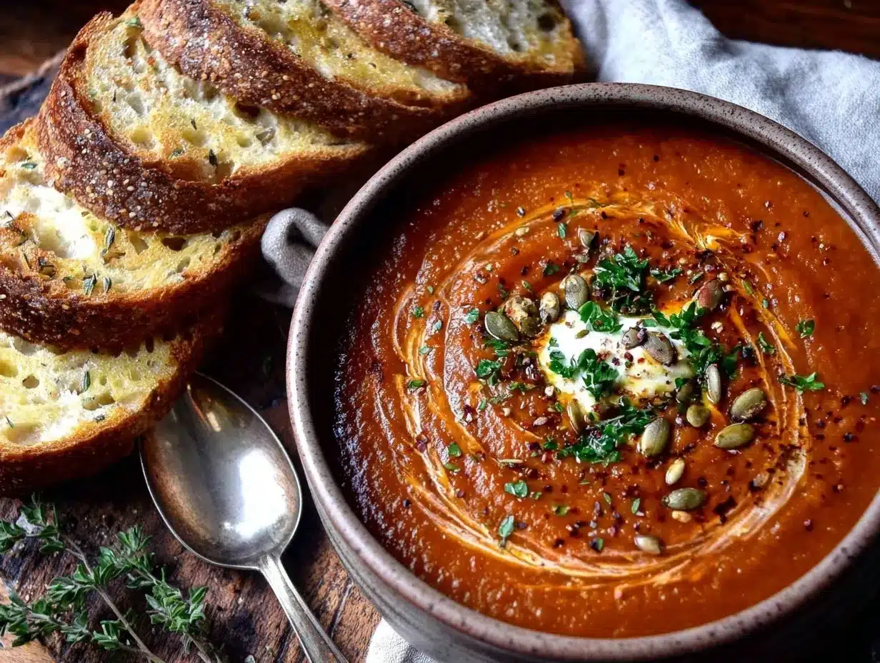roasted butternut squash soup preparation steps