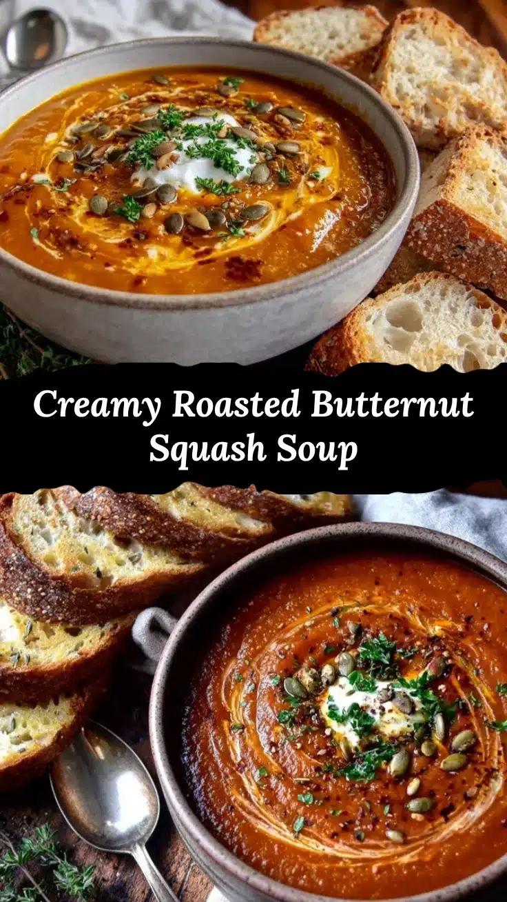 roasted butternut squash soup recipe
