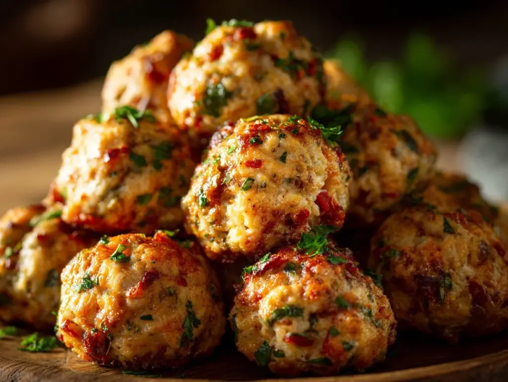 Rotel sausage balls - featured image