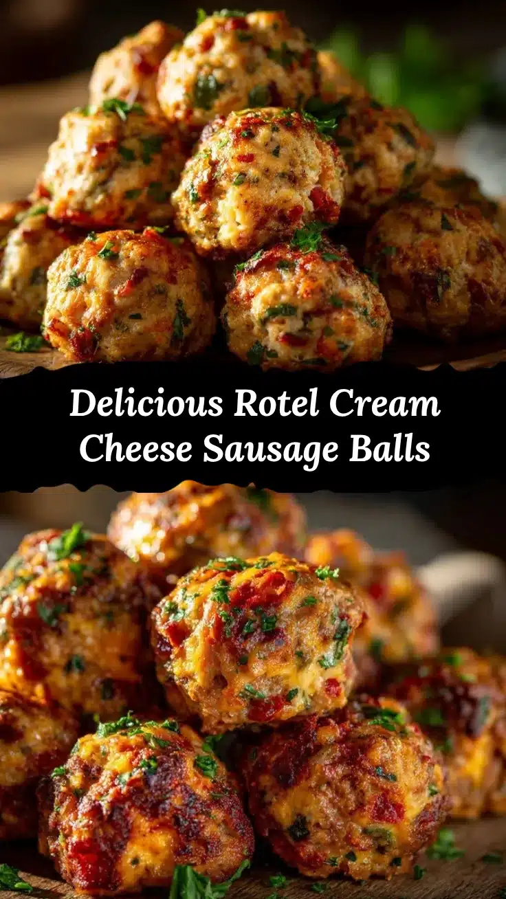 Rotel sausage balls recipe