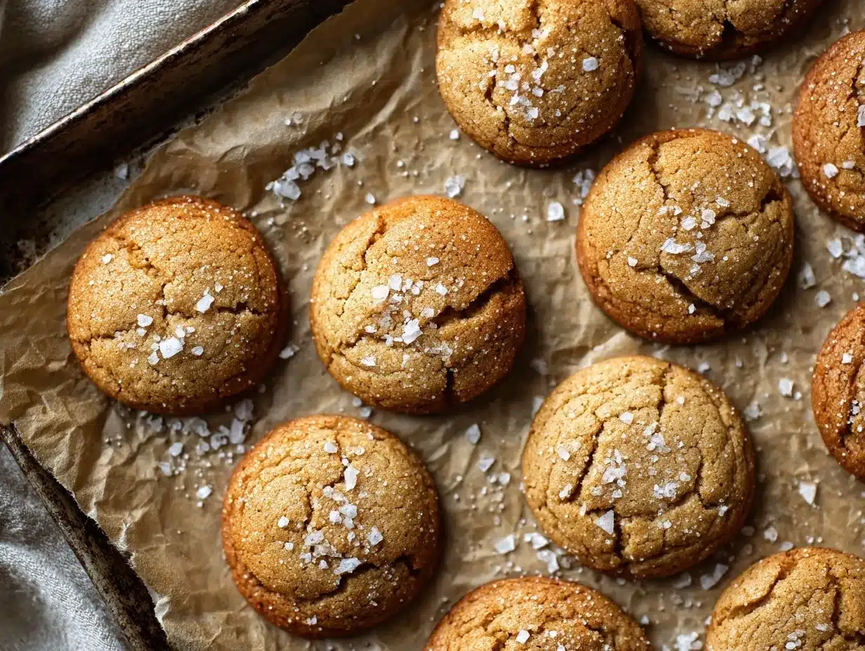 salted honey cinnamon cookies preparation steps