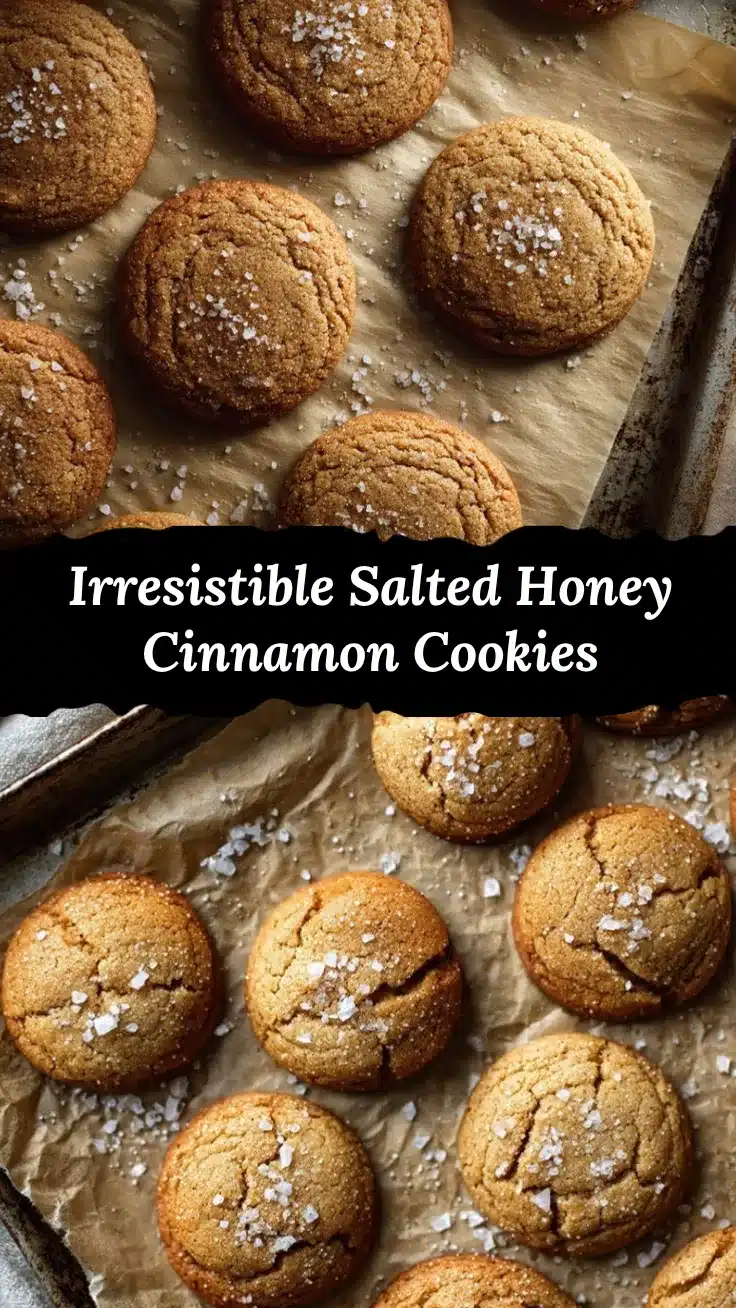 salted honey cinnamon cookies recipe