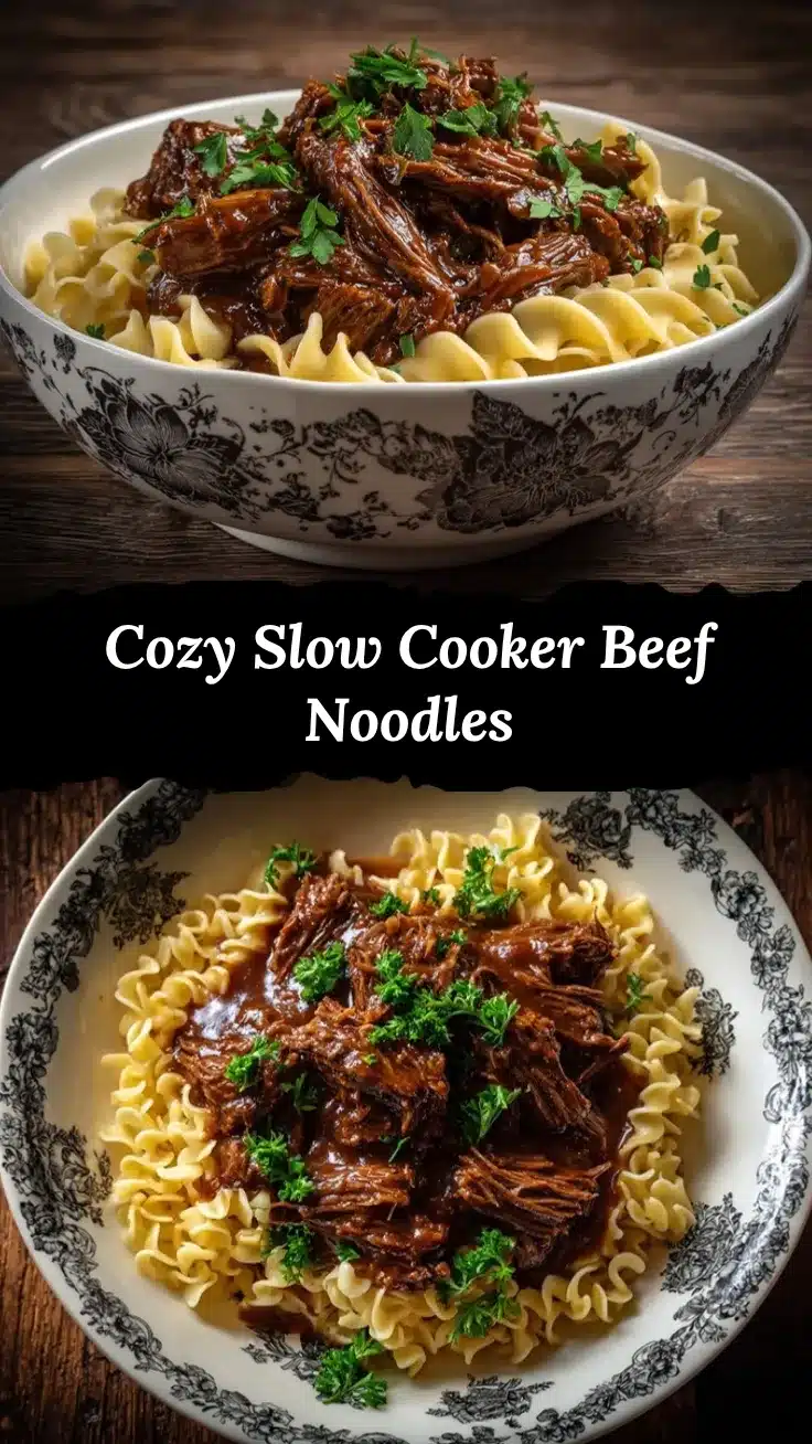 slow cooker beef noodles recipe