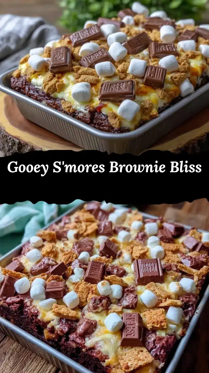 smores brownie bars recipe