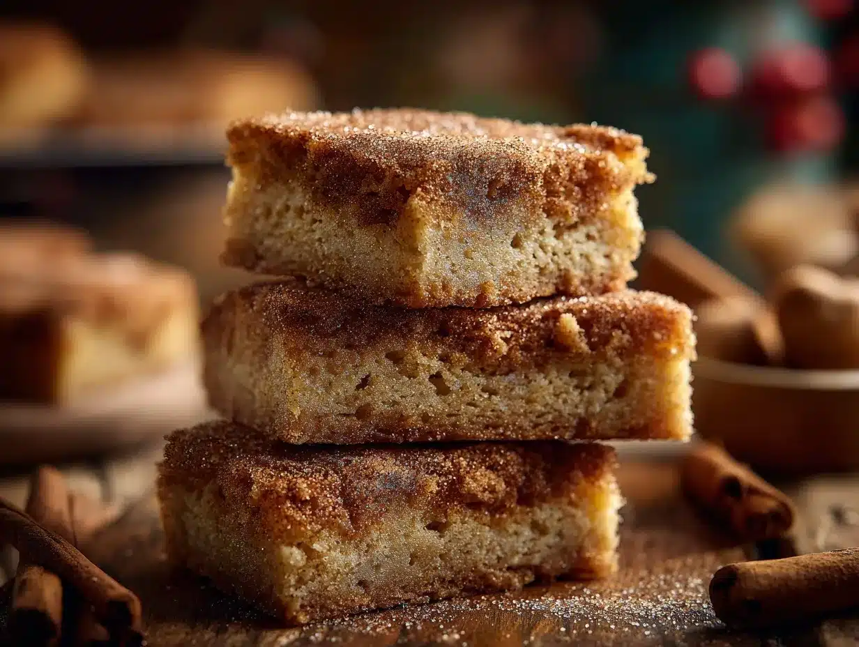Snickerdoodle Cookie Bars preparation steps