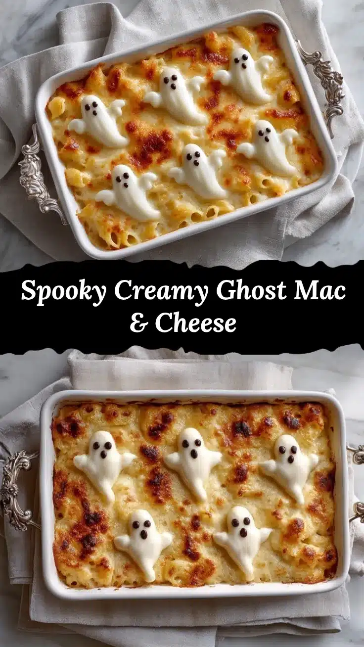 Spooky Ghost Mac & Cheese recipe