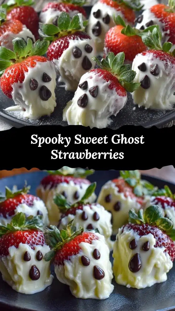 spooky ghost strawberries recipe