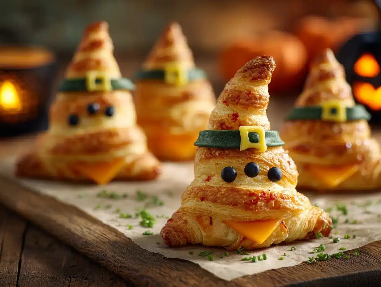 Spooky Witch Hat Crescents preparation steps