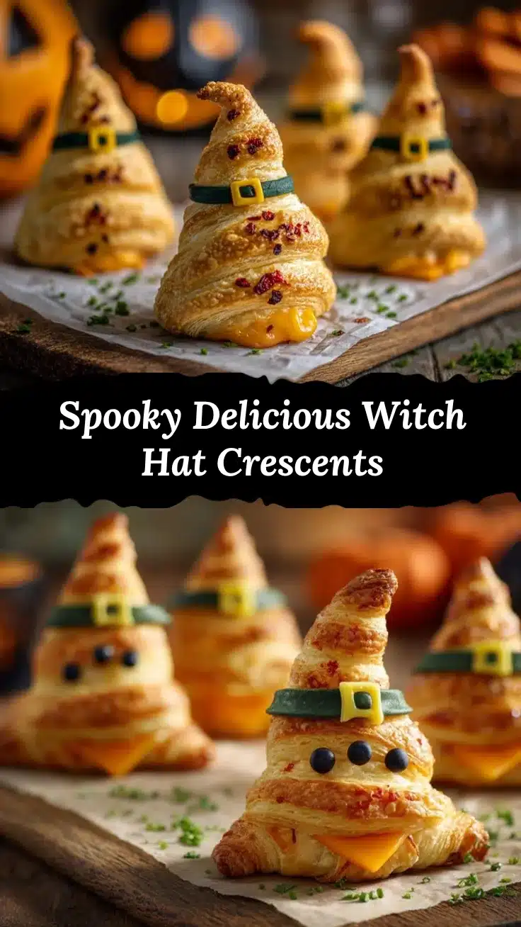 Spooky Witch Hat Crescents recipe