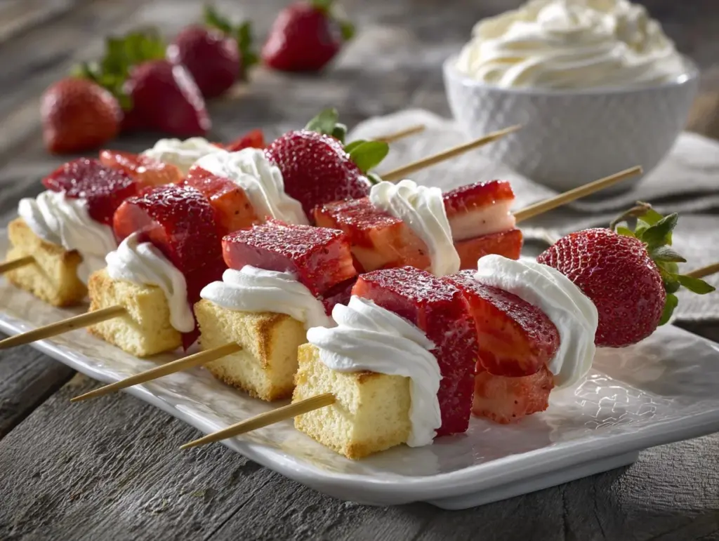Strawberry Shortcake Kabobs - featured image