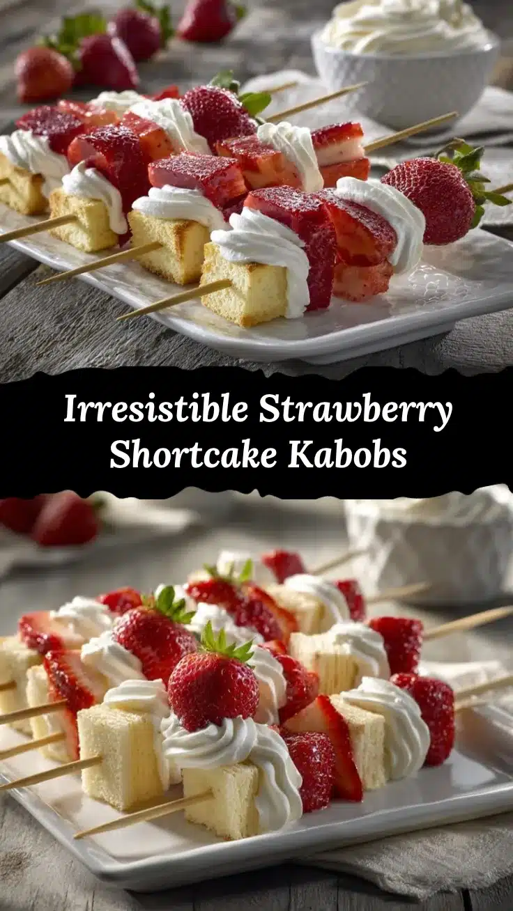 Strawberry Shortcake Kabobs recipe