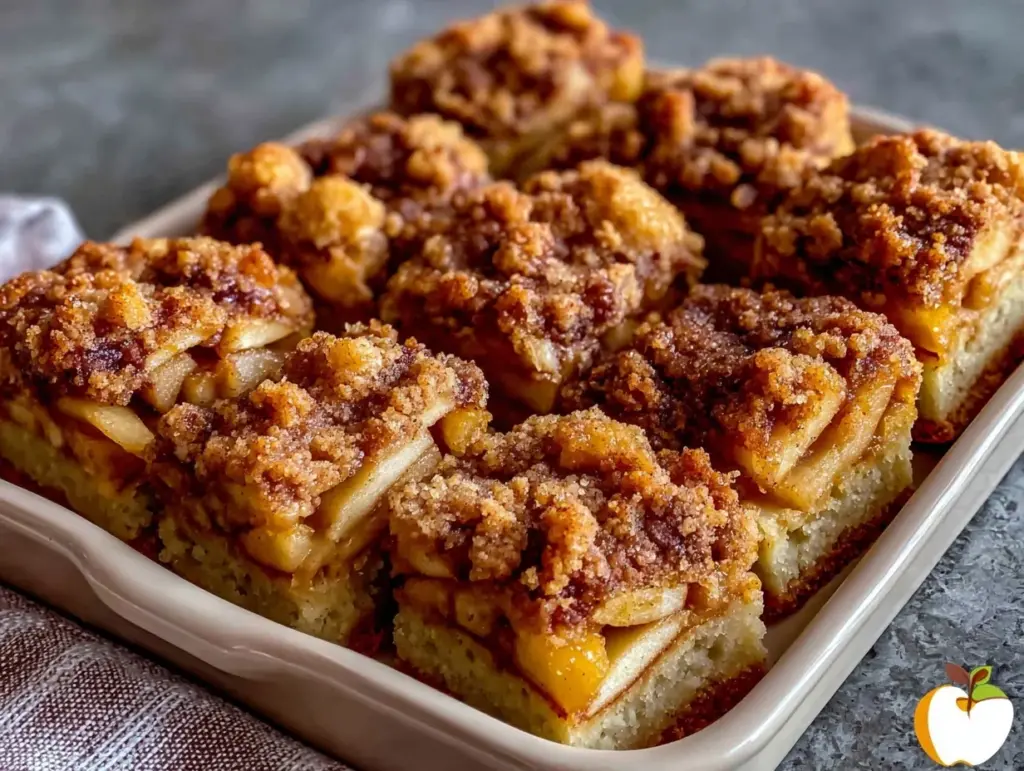 apple pie bars - featured image