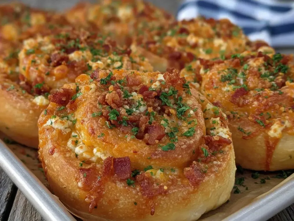 bacon ranch jalapeño pinwheels - featured image