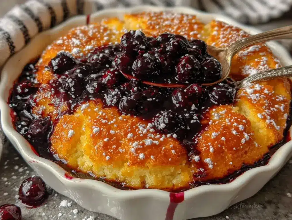 blueberry cobbler recipe - featured image