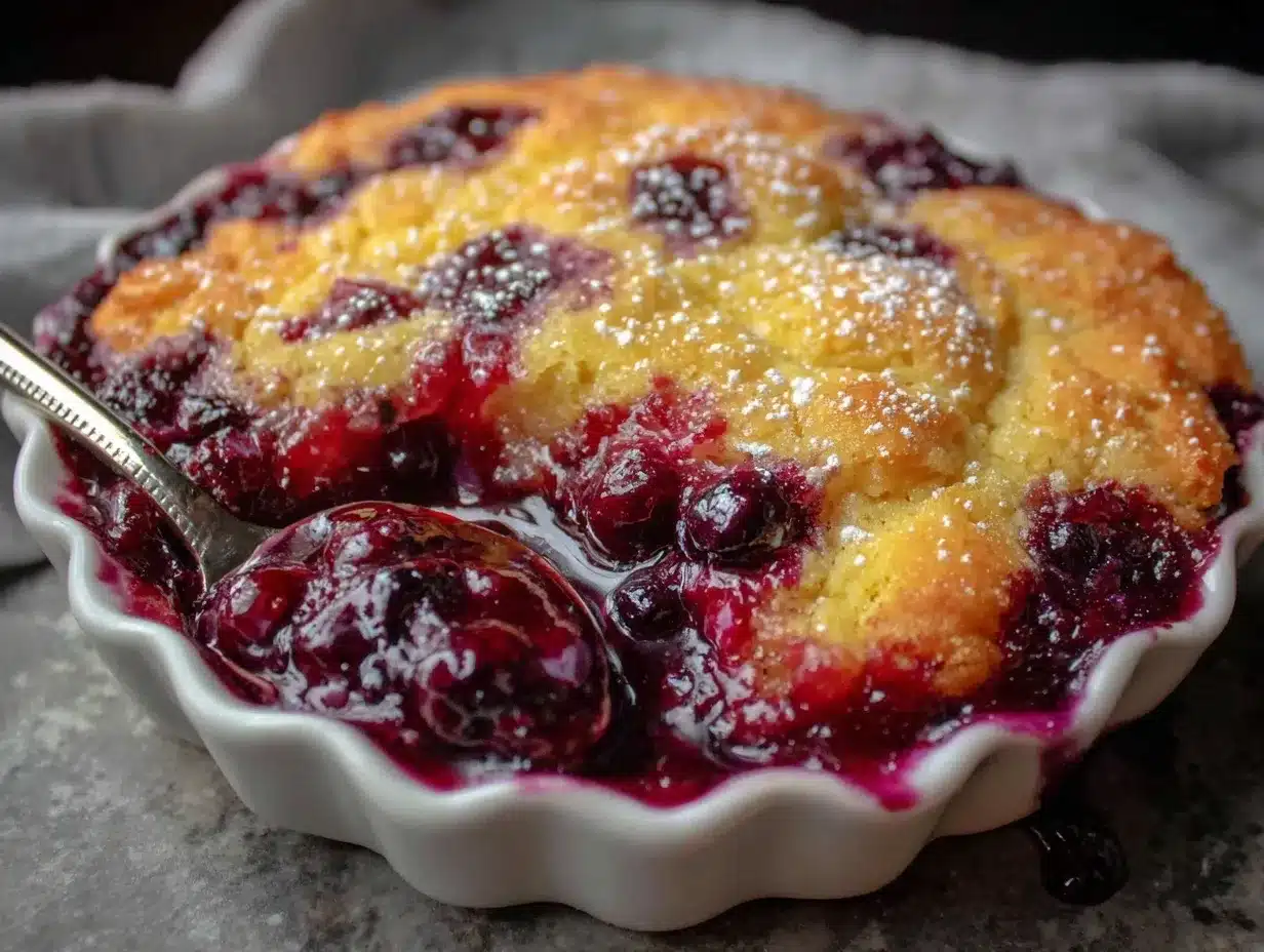 blueberry cobbler recipe preparation steps