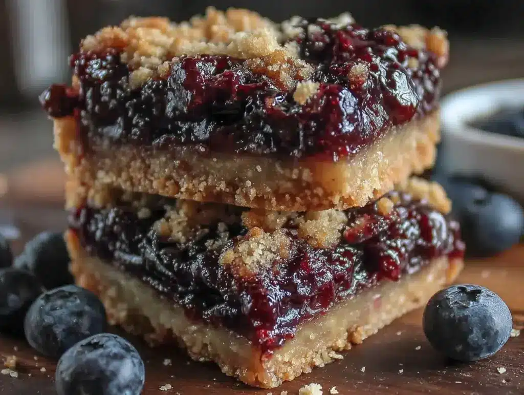 blueberry oatmeal bars - featured image