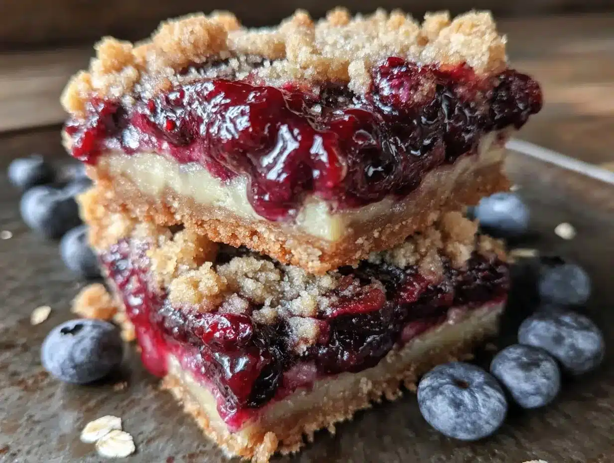 blueberry oatmeal bars preparation steps
