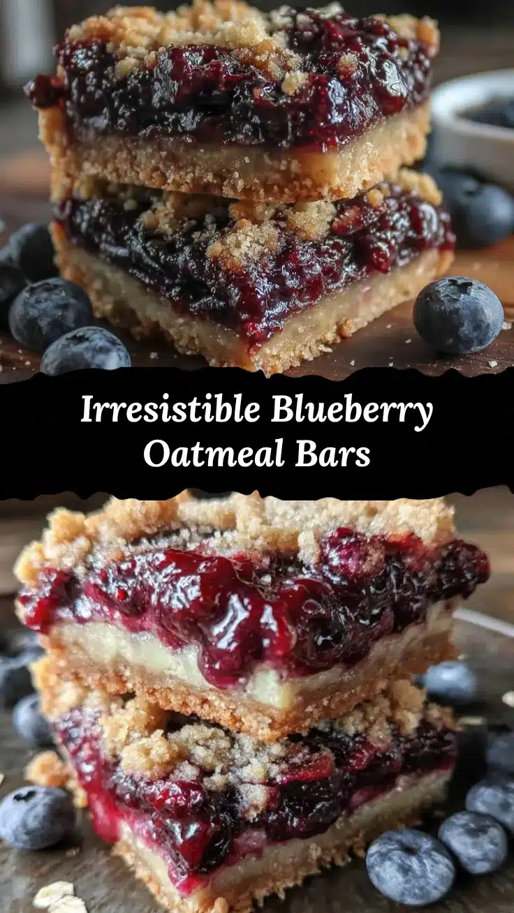 blueberry oatmeal bars recipe