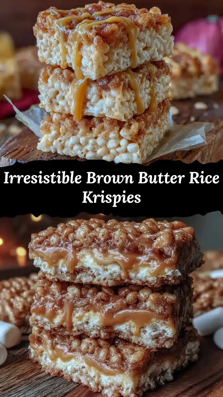 brown butter dulce de leche rice krispie treats recipe