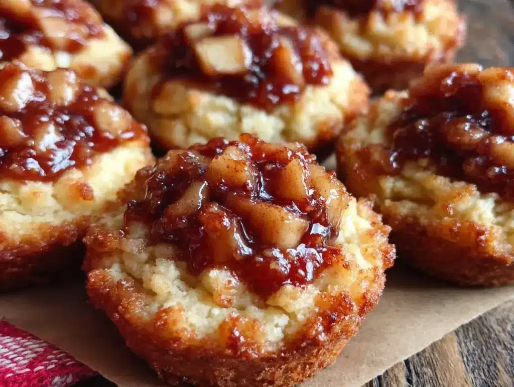 caramel apple pie cookies - featured image