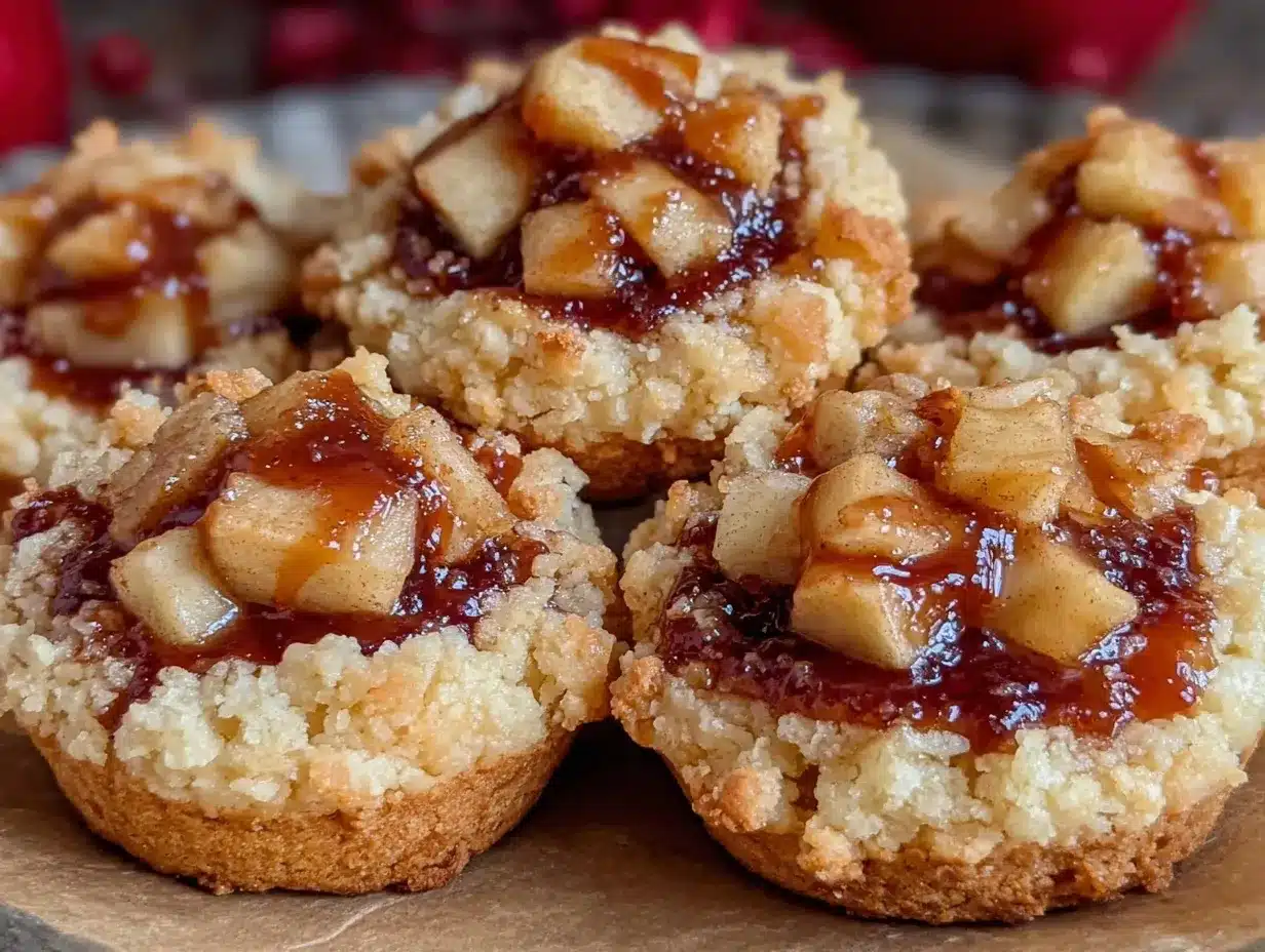 caramel apple pie cookies preparation steps