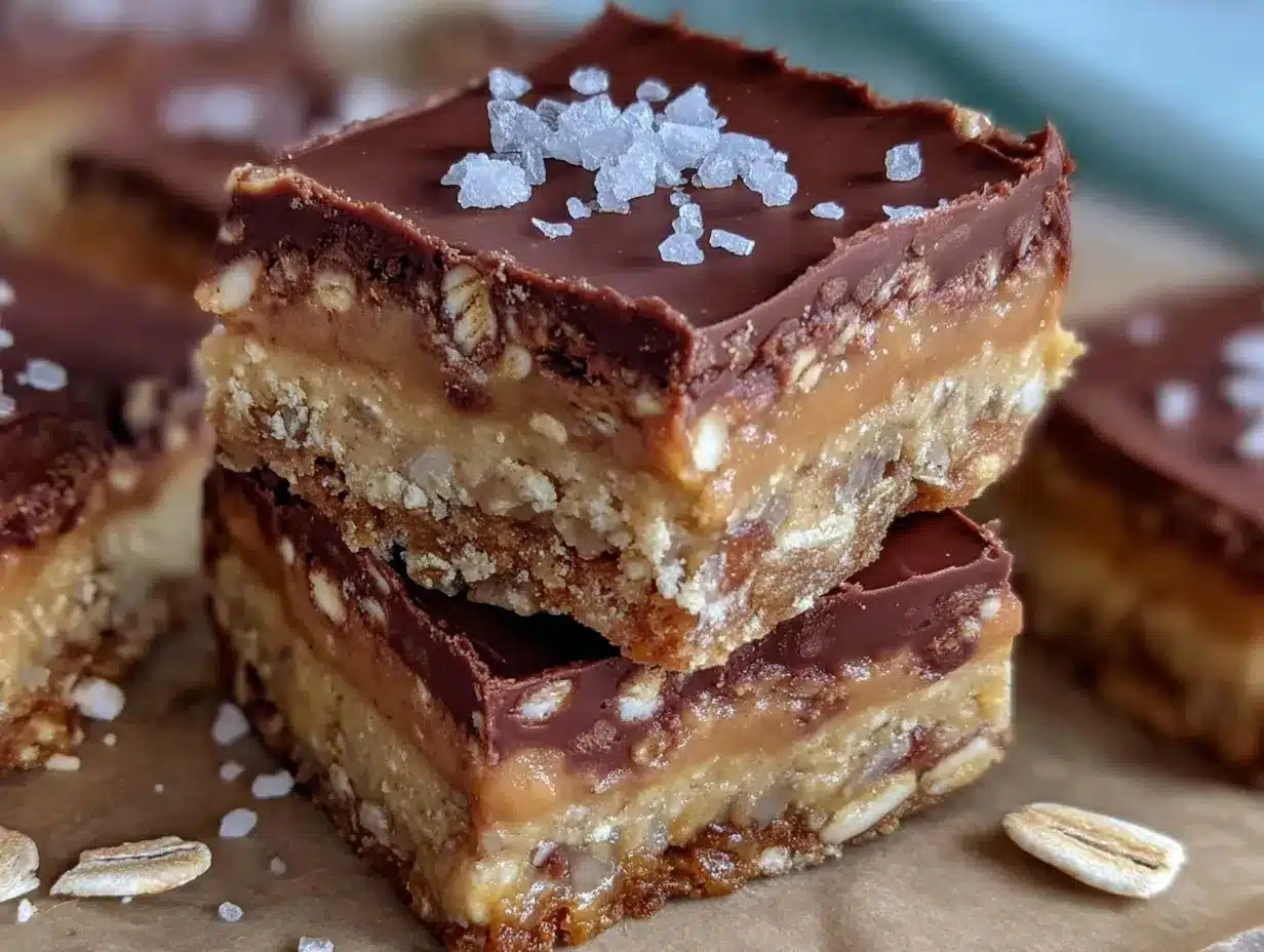chocolate peanut butter oatmeal bars preparation steps