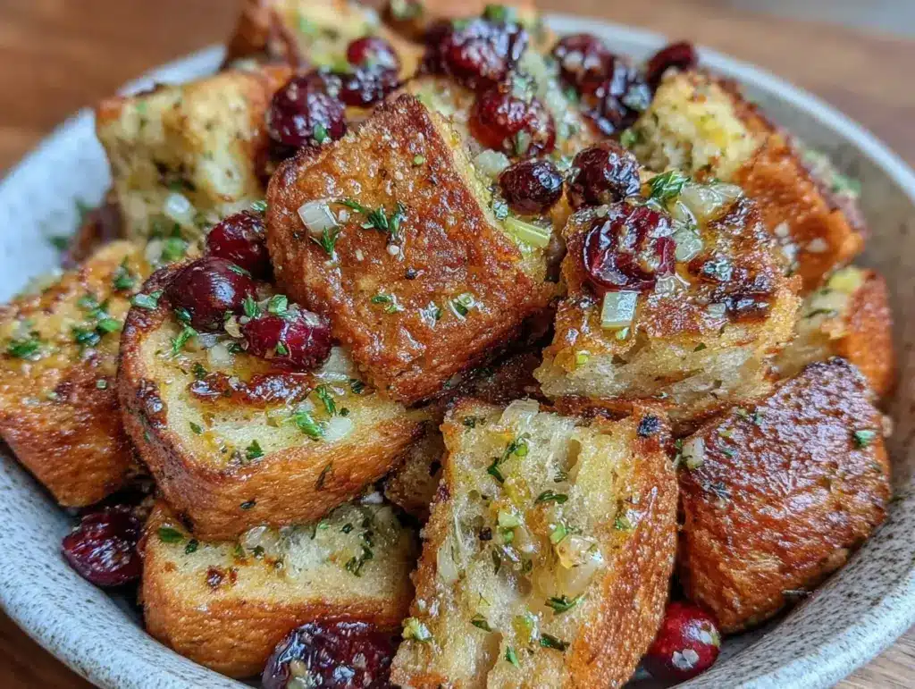 Cranberry Walnut Stuffing - featured image