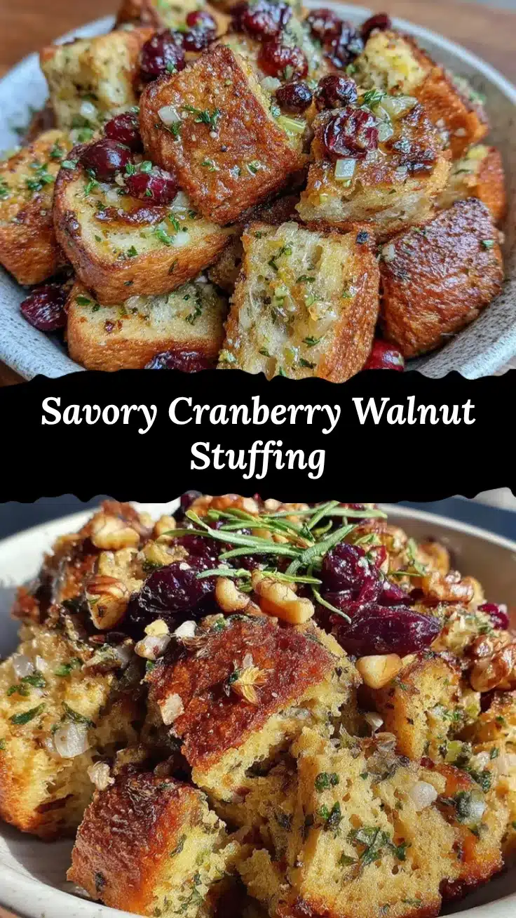 Cranberry Walnut Stuffing recipe