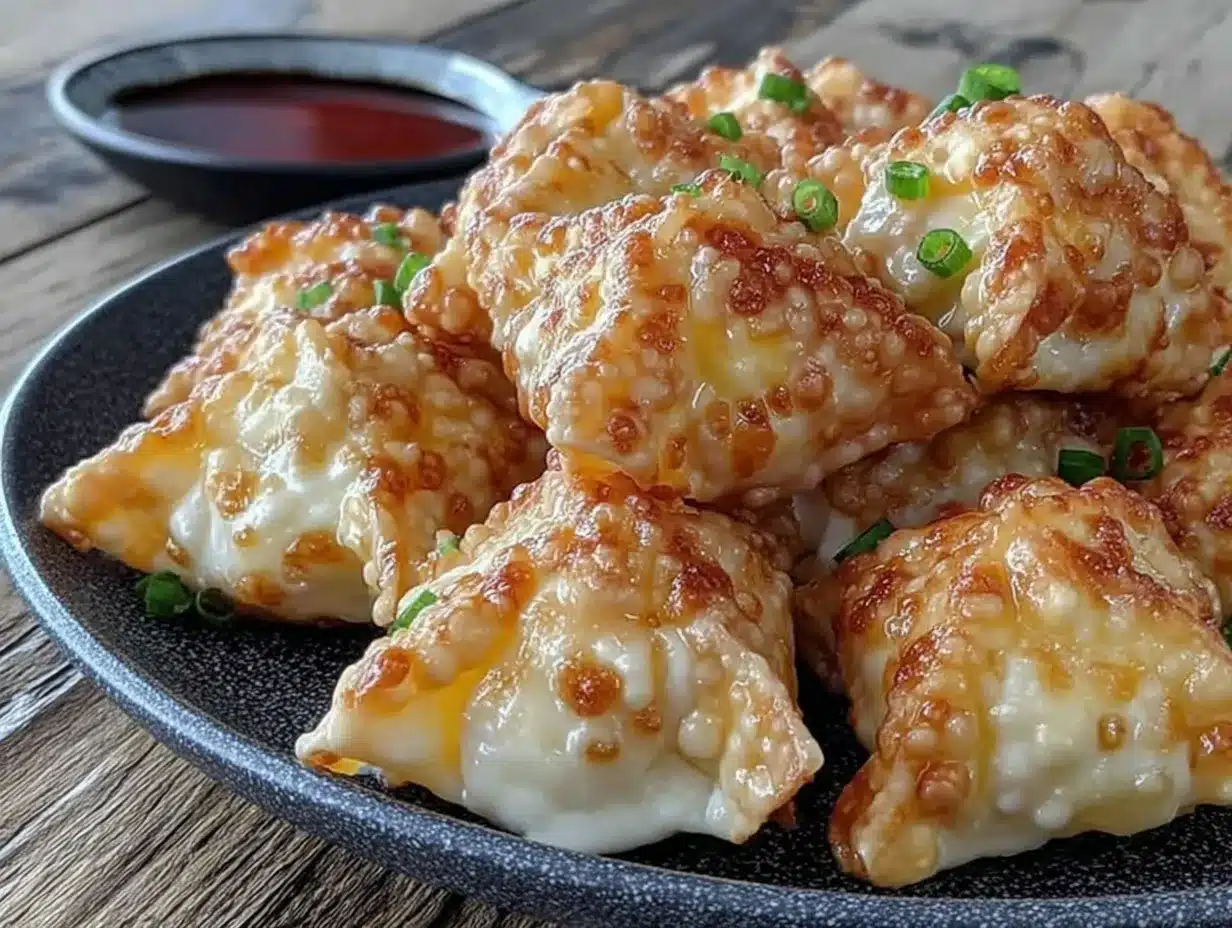 cream cheese chicken wontons preparation steps