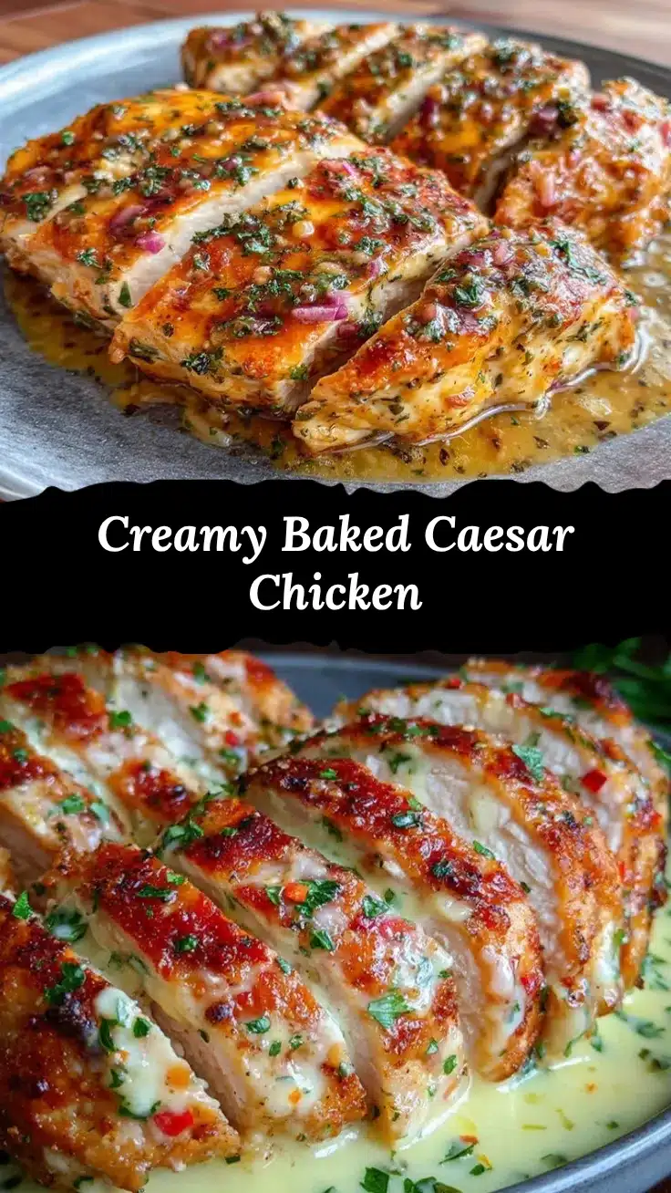 creamy baked Caesar chicken recipe