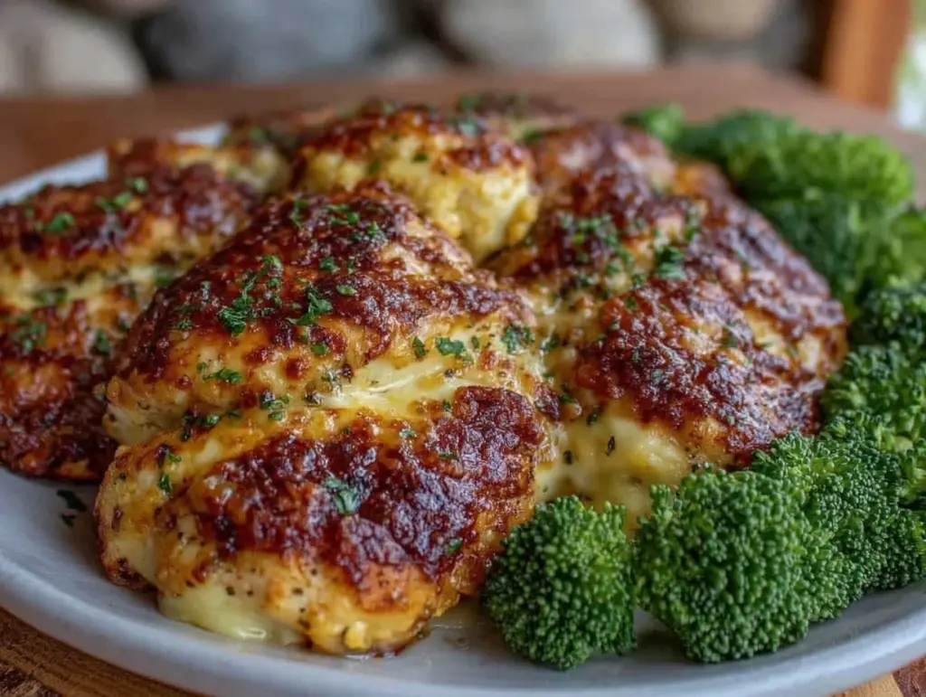 Creamy Garlic Parmesan Chicken Bake - featured image