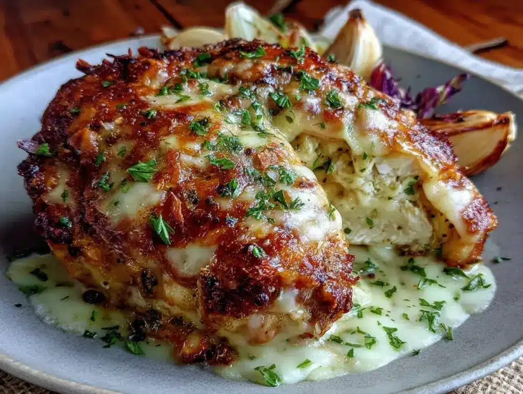 Creamy Garlic Parmesan Chicken Bake - featured image