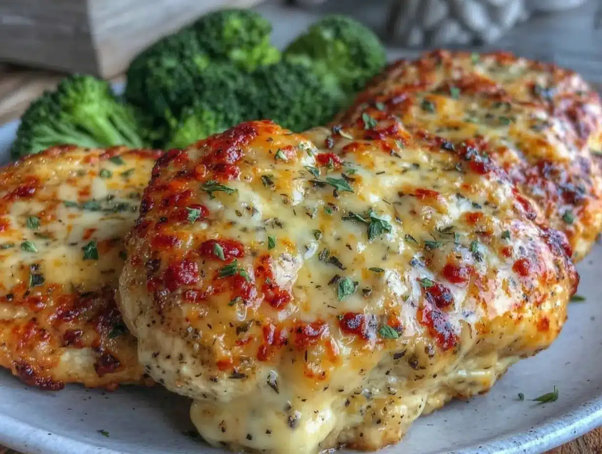 Creamy Garlic Parmesan Chicken Bake preparation steps