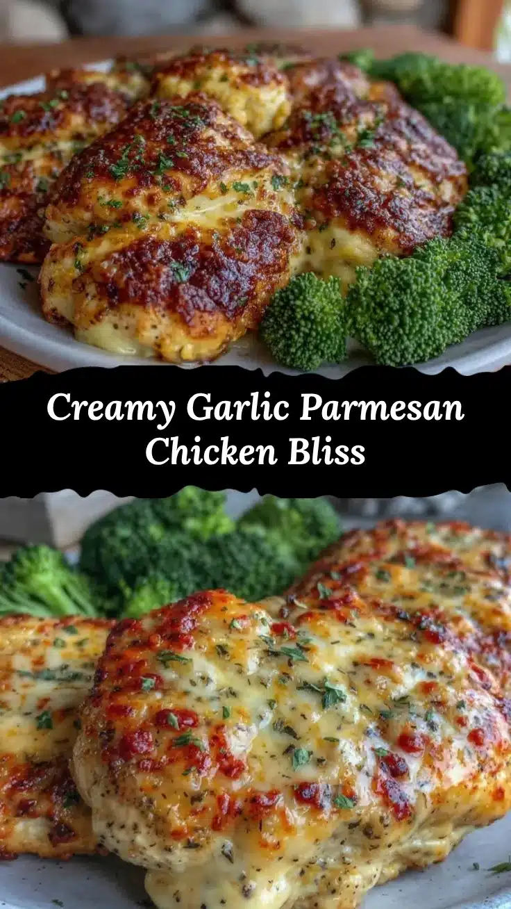 Creamy Garlic Parmesan Chicken Bake recipe