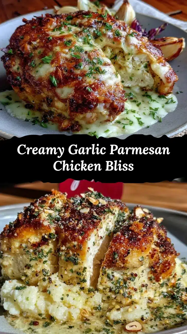 Creamy Garlic Parmesan Chicken Bake recipe